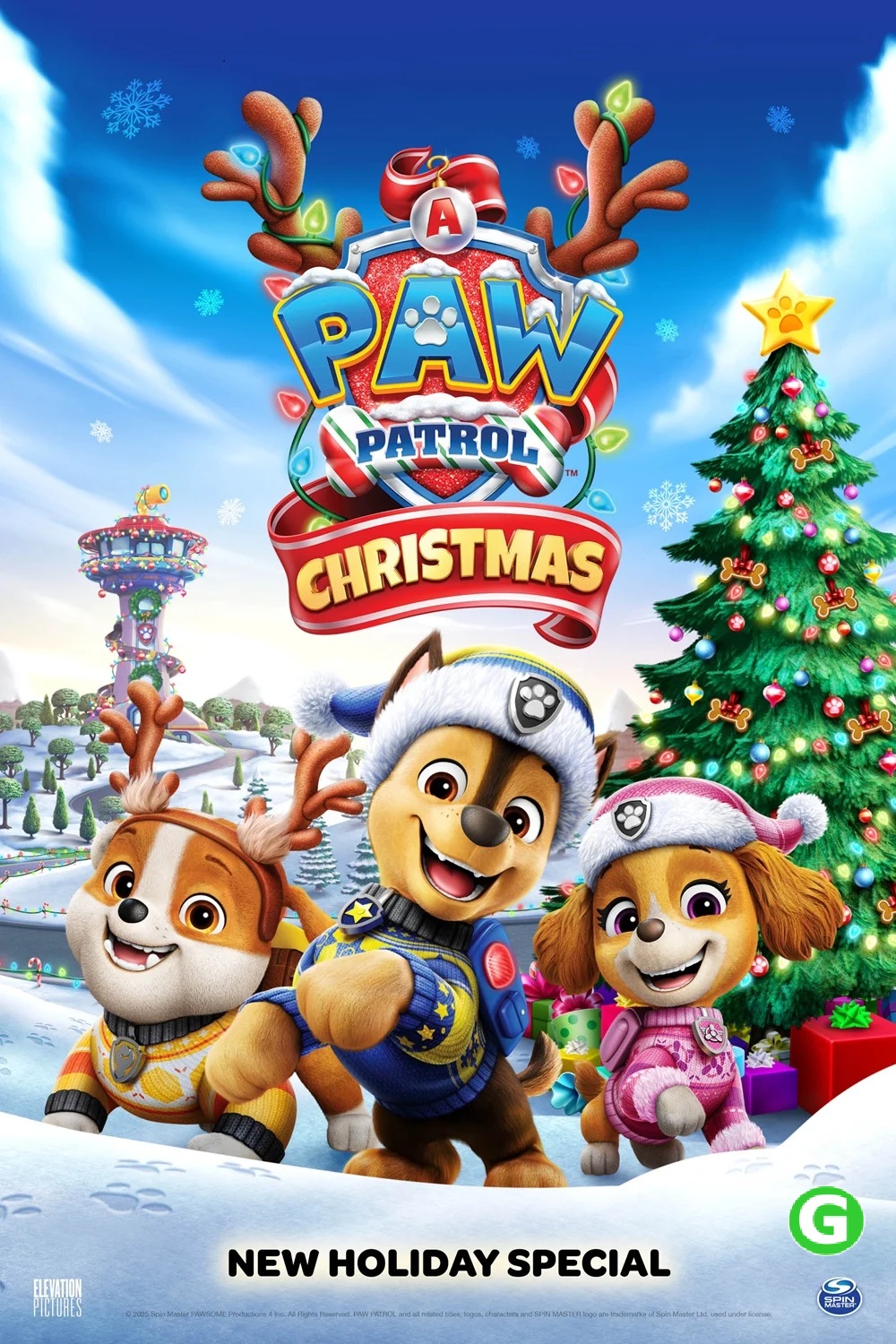 A Paw Patrol Christmas Poster